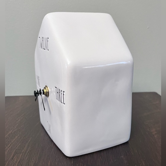 Rae Dunn By Magenta Artisan Collection Clock Birdhouse - Picture 5 of 6